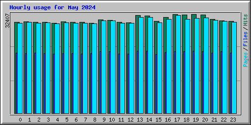 Hourly usage for May 2024