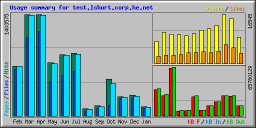 Usage summary for test.lshort.corp.he.net